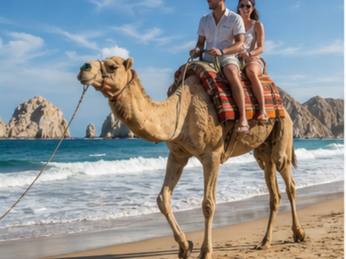 Baja coastal and camp imagery